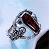 Ring Skull Coffin Coil Ring AVE