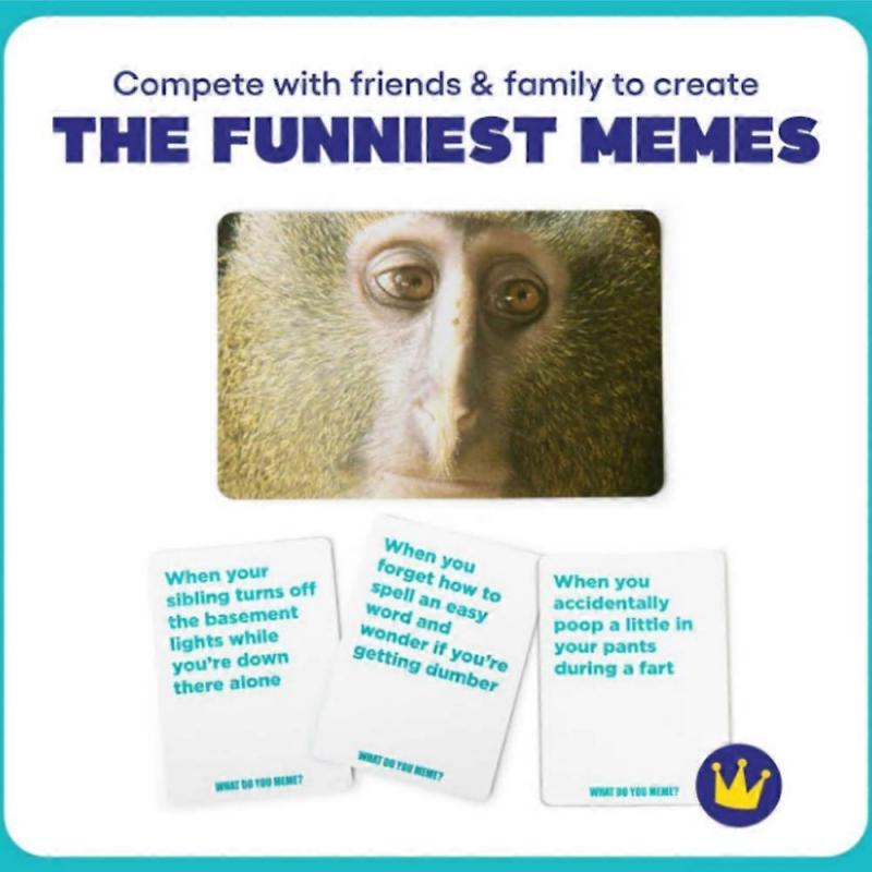 WHAT DO YOU MEME? Family Card Games for Kids and Adults