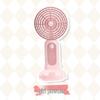 Portable Retro Handheld Mini Fan with USB Charging and Phone Holder