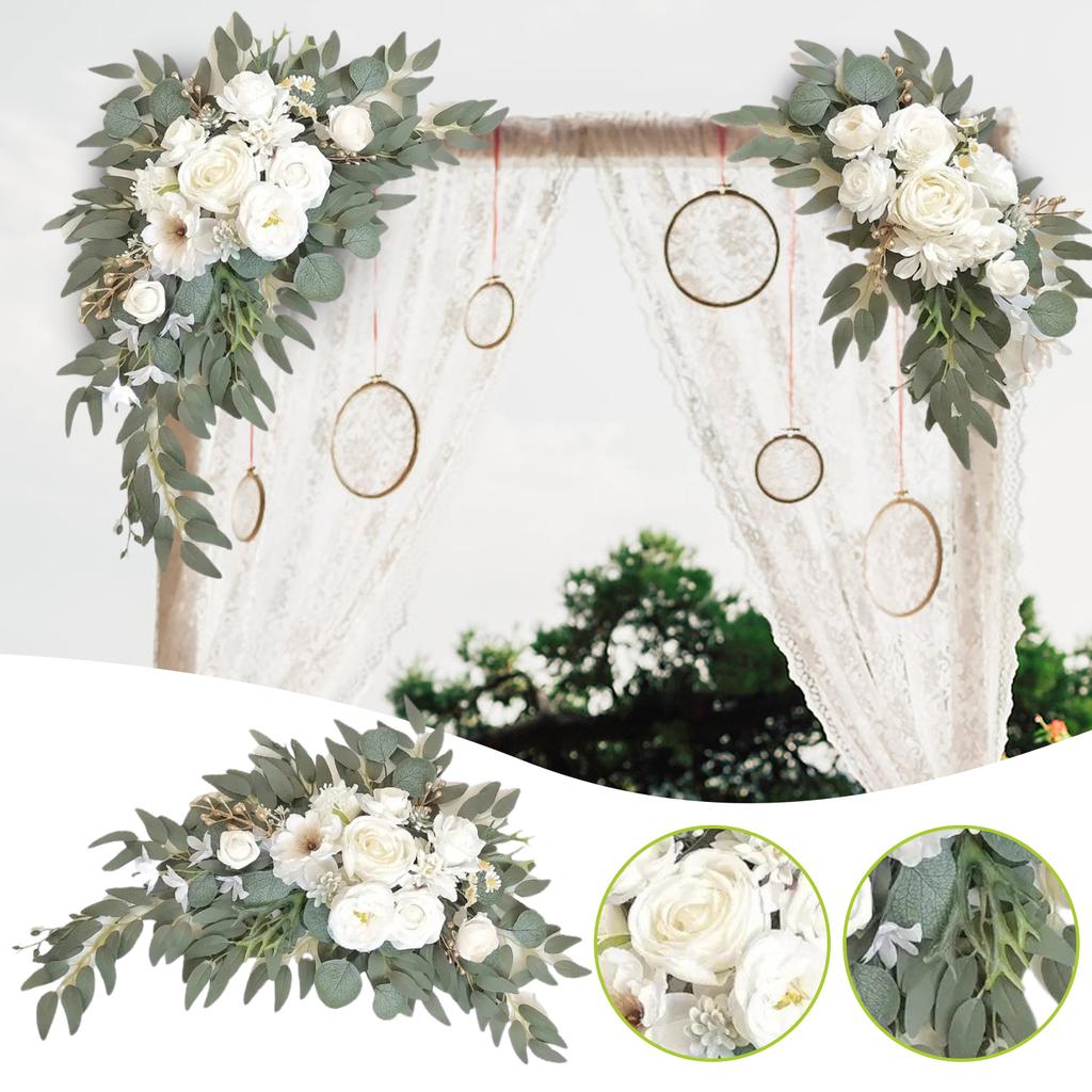 Simulation Bouquet Chair Back Flower High-end Wedding Table Staircase Decoration Handmade DIY Finished Product