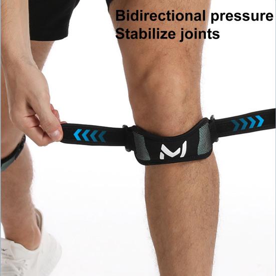 1 шт., регулируемый коленный ремень для мужчин и женщин, спортивный туризм, бег, облегчение боли, поддержка сухожилия надколенника, стабилизатор, компрессионный бандаж, наколенник