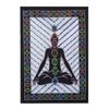 Wall Art Chakra Buddha Handbrushed Cotton