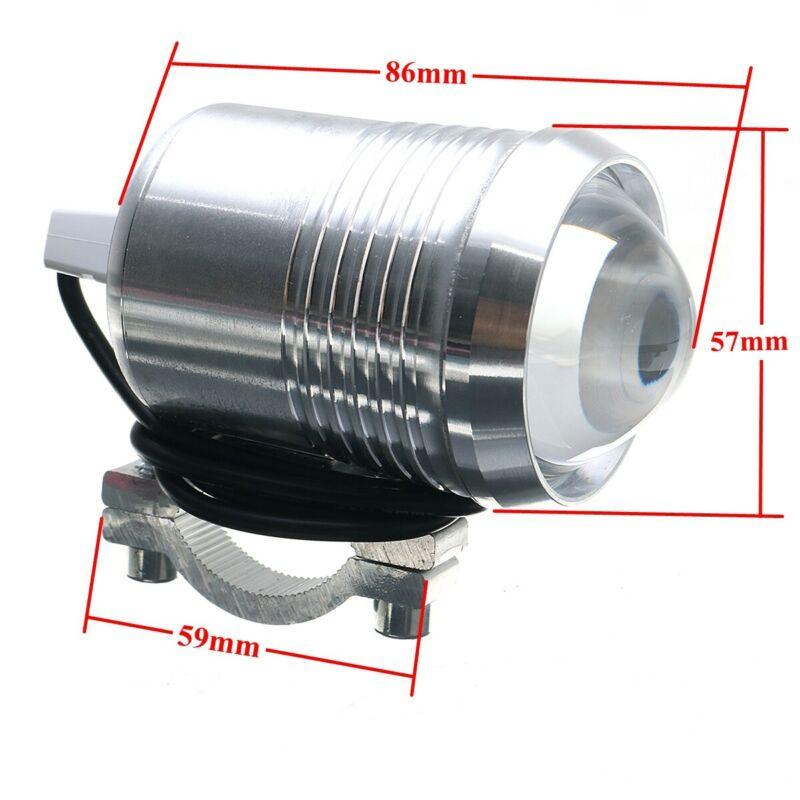 2 шт. 30 Вт U2 светодиодные противотуманные фары для мотоцикла водонепроницаемые металлические фары для вождения мотоцикла дальний/ближний свет с переключателем