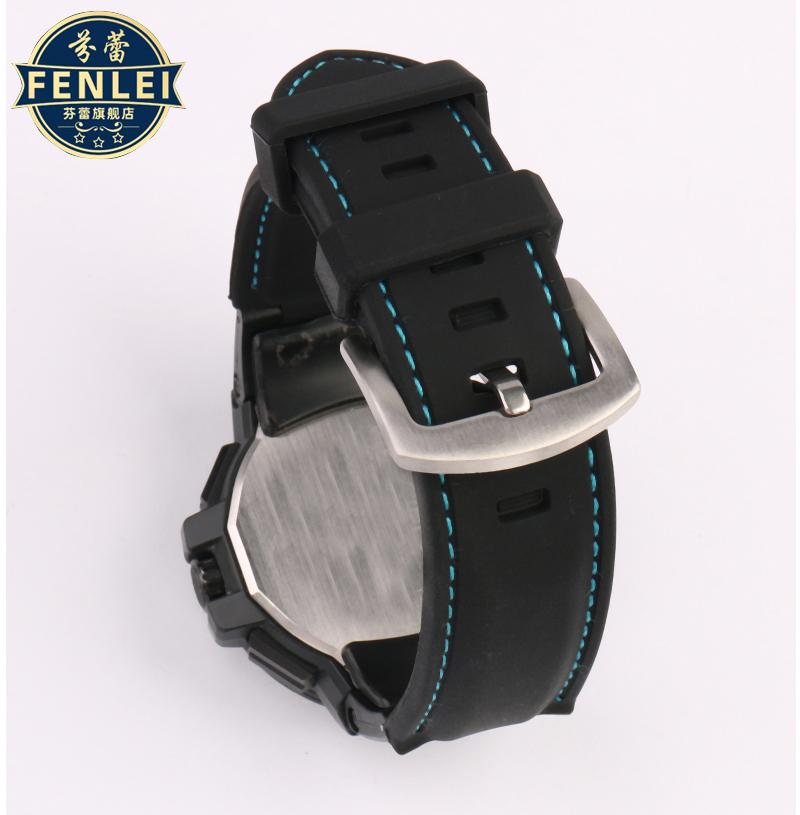 Модифицированные силиконовые ремешки для часов Casio PROTREK серии PRW-7000 PRW7000 PRW-7000FC Резиновый ремешок для часов для мужчин С инструментами Браслет