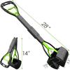 TIMINGILA Pooper Scooper 28" Long Handle Portable Pet Poop Scooper for Large and Small Dogs,High Strength Material and Durable Spring,Great for