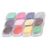 Крафт Чернильная подушечка Штамп 12 цветов Перламутровый Водорастворимый Отпечаток пальца Поделки Штемпельная подушечка