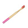 Eco-Friendly Bamboo Toothbrush Set with Colored Charcoal Bristles