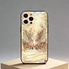 Крыло Ангела Чехол для Телефона Для iPhone 17, 16,15,14,13,12,11 Plus,Pro Max, Другие Мягкий Черный Чехол