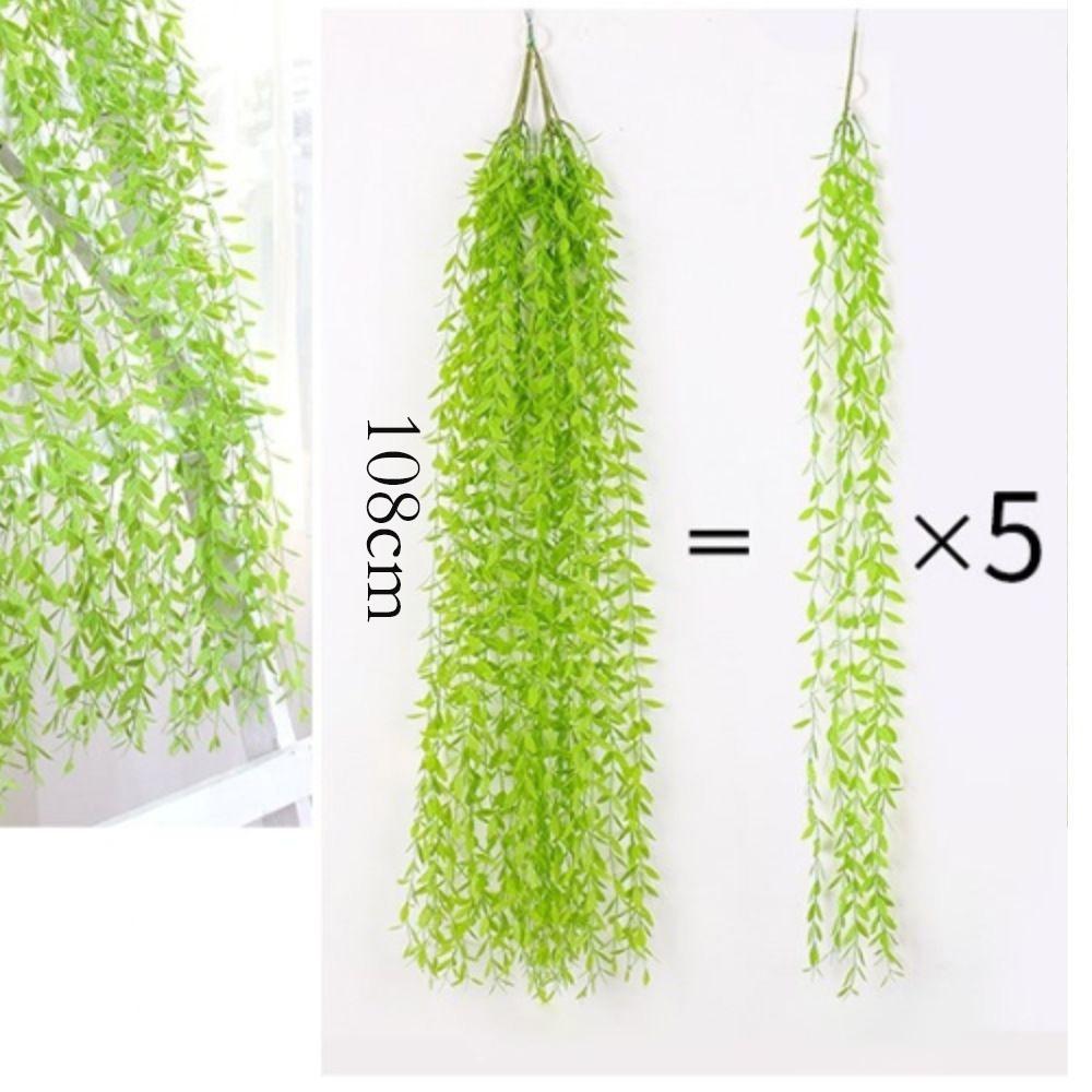 1 шт. Искусственное растение плющ красный зеленый ивовый плющ украшение для дома садовый лист лоза вечеринка подвесное украшение искусственный цветок