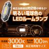 CARMATE Car LED Room Lamp GIGA Bright Light Bulb Color T8 x 29 T10