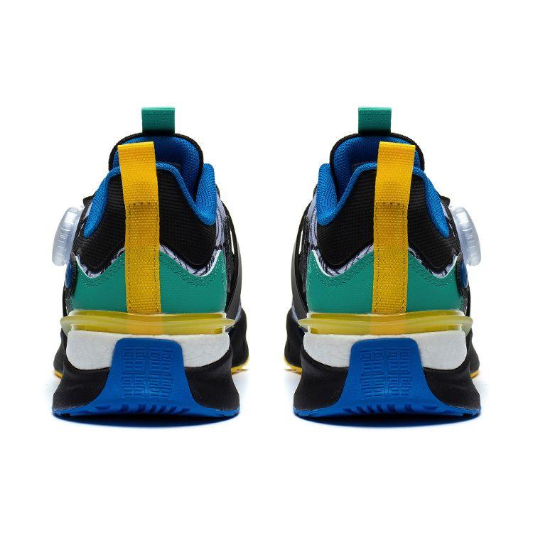 Li Ning Kids Легкие Узоры Амортизация Поддержка Повседневная Обувь Детские Кроссовки Черный Белый Зеленый YKCT002-3