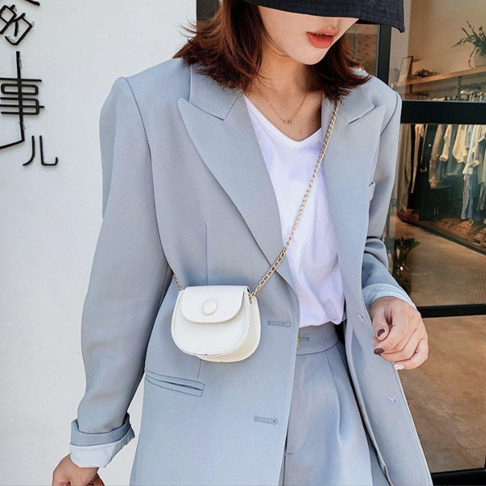 Женские мини-сумки через плечо, дамские сумки, простая универсальная сумка-седло из искусственной кожи, женская сумка через плечо