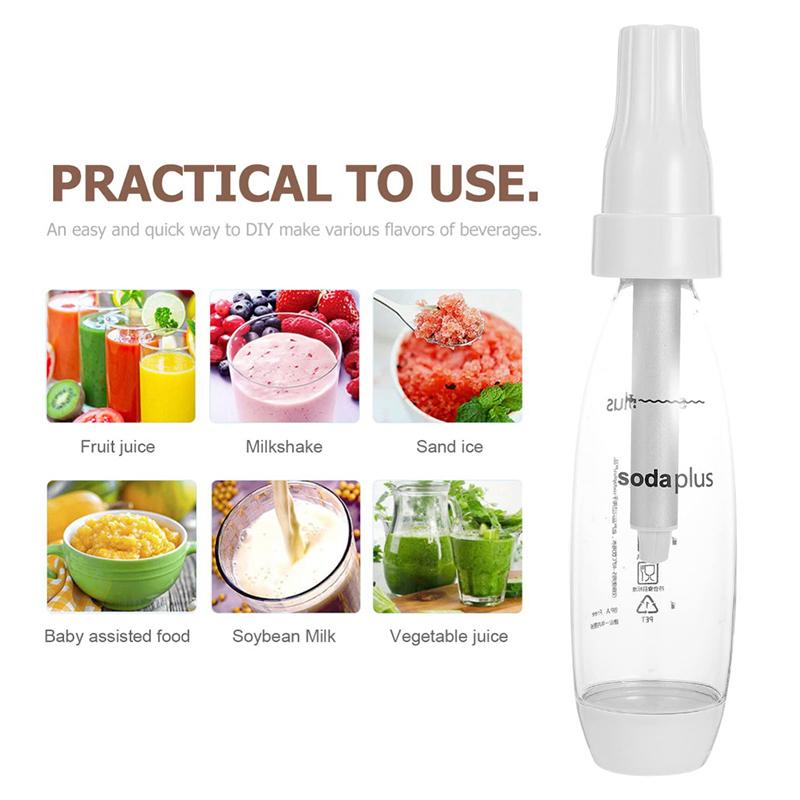 Портативный аппарат для газирования воды Sodaplus Домашний 1л Машины для газированной воды С баллоном CO2 Машина Soda Stream Maker