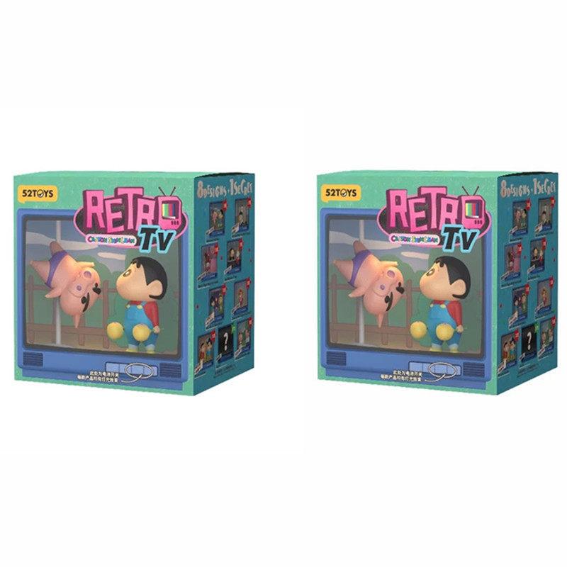 Оригинальный 52toys Кролик Син-тян Ретро ТВ-сериал Слепой бокс Модный Фигурка Декорация Модель Игрушка Милый Подарки на День Рождения
