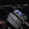 Bicycle Frame Front Tube Bag Waterproof Screen Cycling Bag Touch Mobile Phone Case Holder