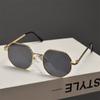 Модные квадратные солнцезащитные очки для мужчин и женщин, защита UV400, дизайнерская металлическая оправа, солнцезащитные очки, оправа из сплава, очки, простой стиль
