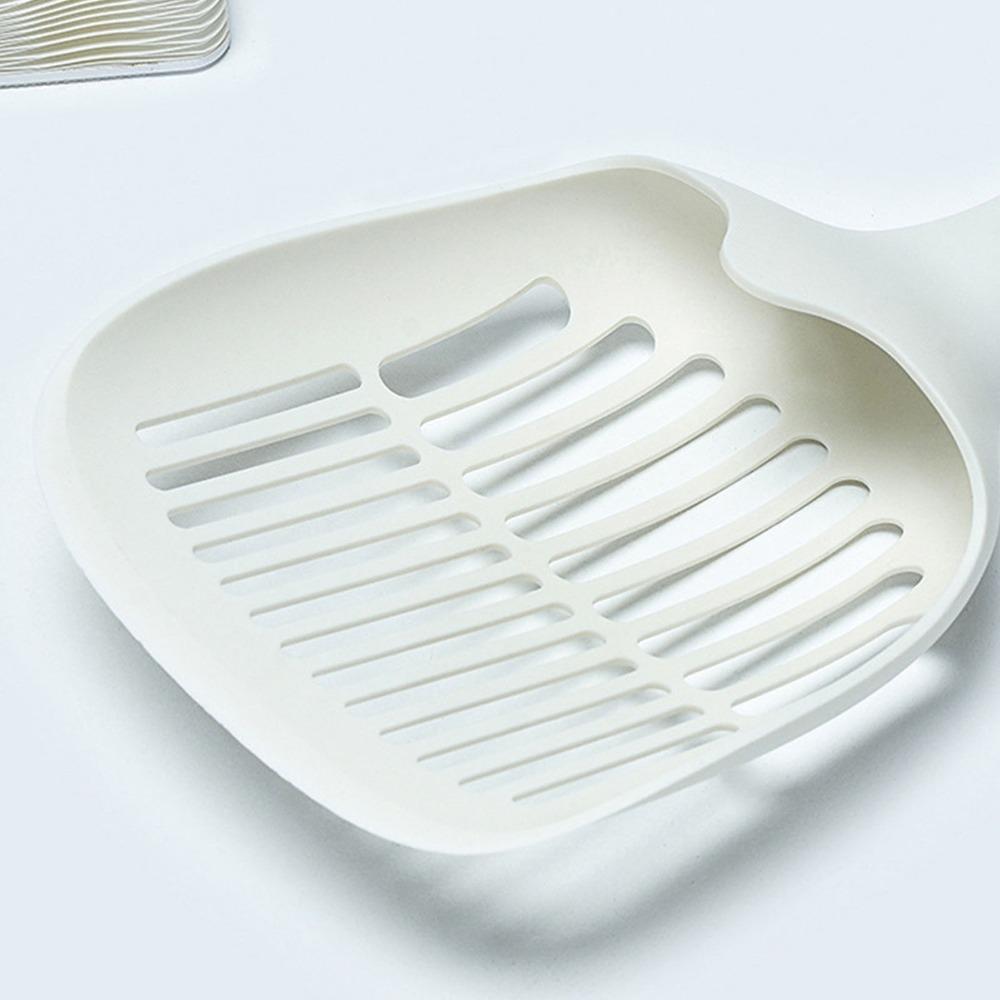 Long Handle Cat Litter Scoop Plastic Kitten Litter Shovel Practical Litter Box Scoop Pet Supplies