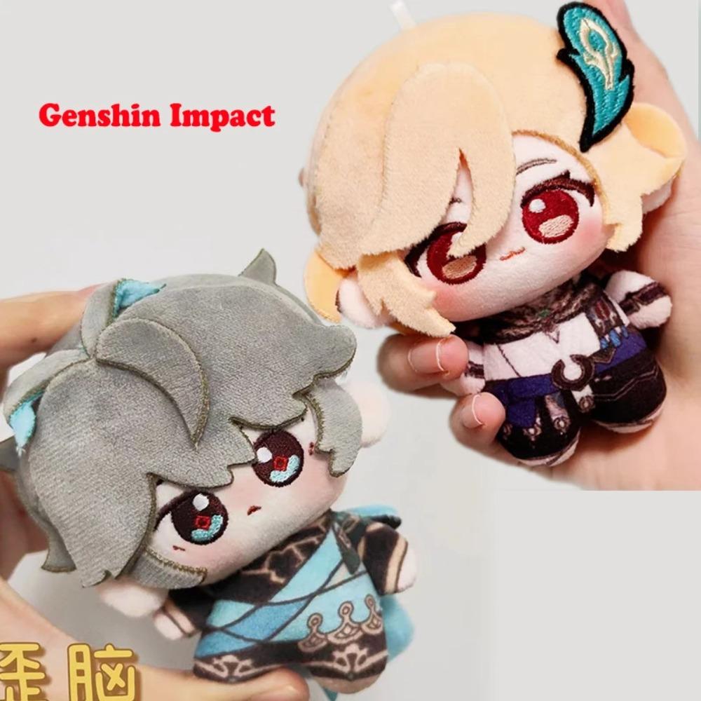 Мягкая игрушка 10 см Genshin Impact Кавех Аль-Хайтам Кос Хлопковая кукла Плюшевые игрушки Аниме Игра Милый кулон Взрослые и дети Коллекционные подарки