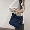 Portable Denim Bag Women's Shoulder Bag Student Crossbody Bag Tote Hand Bag
