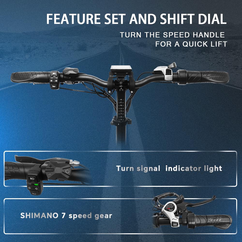 Складной электровелосипед Drvetion 20" 750 Вт Мотор Гидравлические тормоза Максимальная скорость 45 км/ч Городской электровелосипед Нагрузка 150 кг CT20