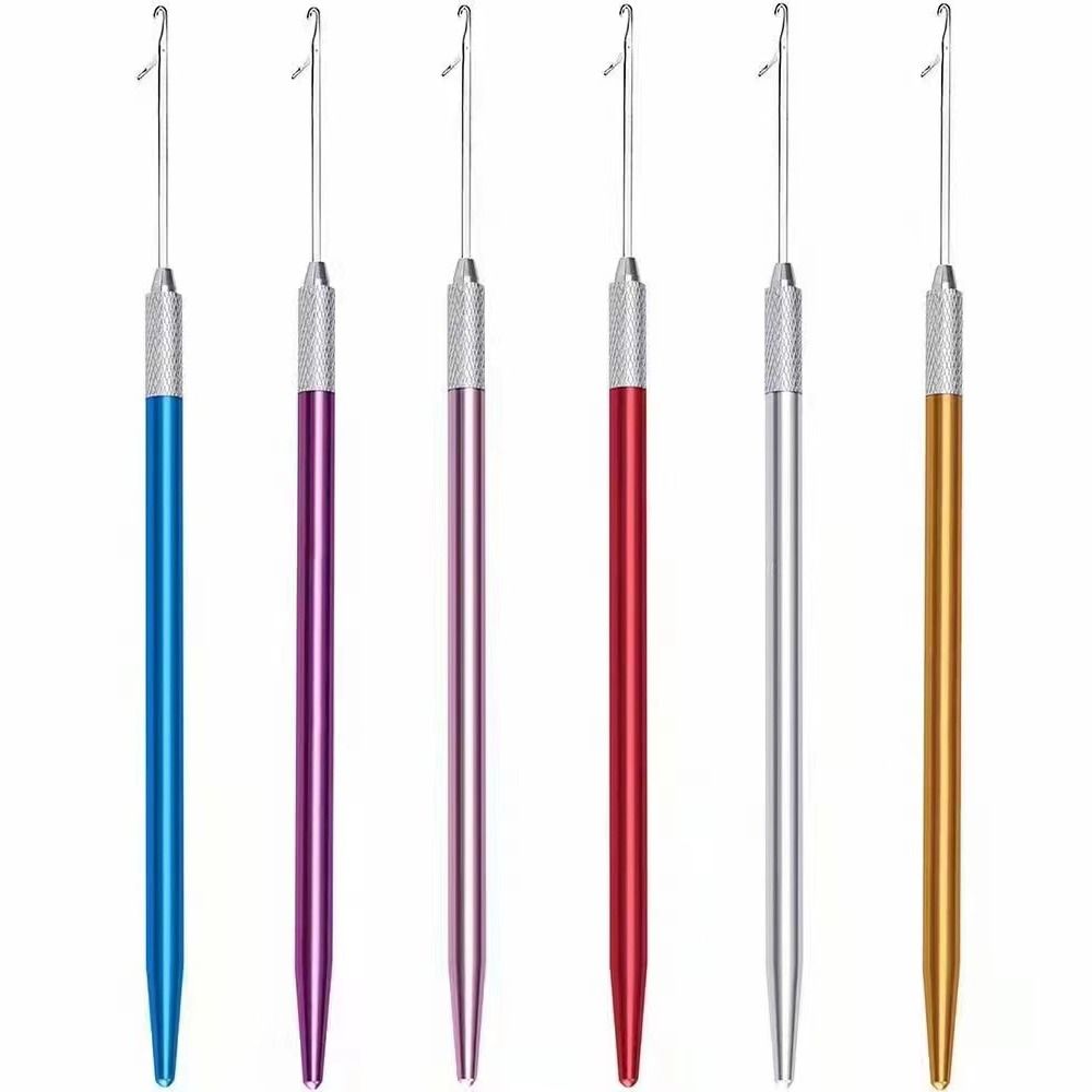 Hair Extension Tools DIY Metal Hook Needles Dreadlock Crochet Wig Crochet Needles Hair Weave Needle