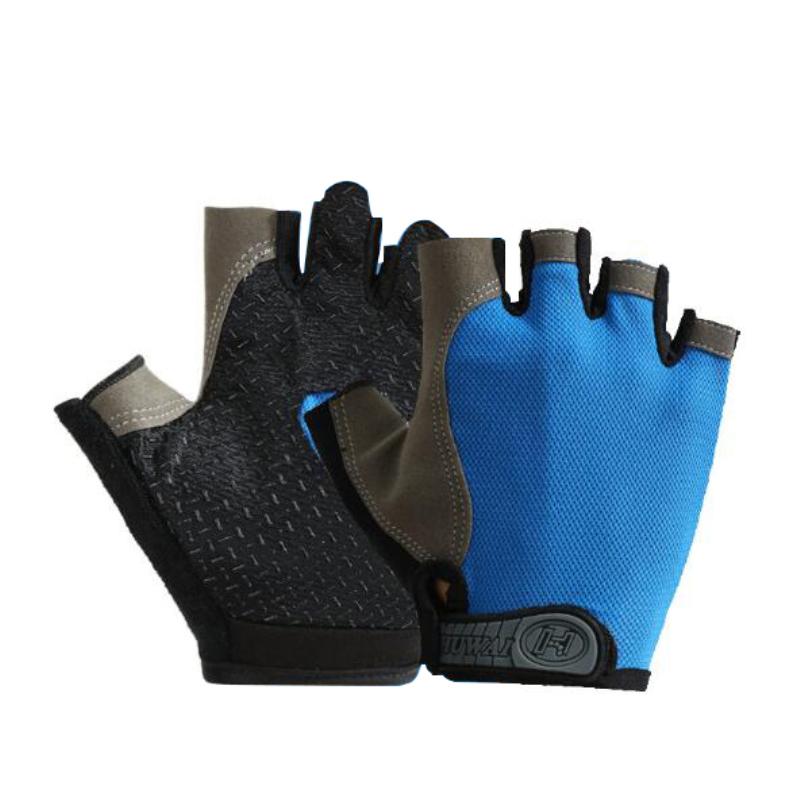 Half Finger Cycling Gloves Men Women Anti Slip Shock Breathable Summer Bicycle Gloves Fingerless Sports Gym Training Bike Gloves