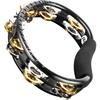MEINL Percussion Tambourine Recording-Combo ABS Tambourine Dual-Alloy Jingles TMT1M-BK