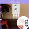 Modern Geometric Small Night Light With Touch Sensing For Home Bedroom Decor