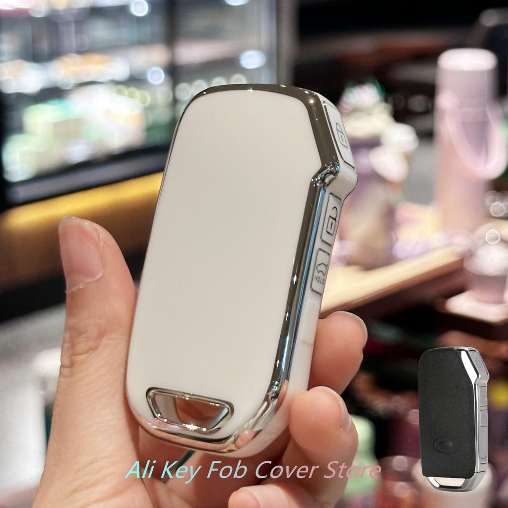Чехол для брелока для Kia K3 KX3 KX7 K5 Sportage Carnival Mpv KIA Smart Remote Key Cover K8 Брелок для ключей автомобиля