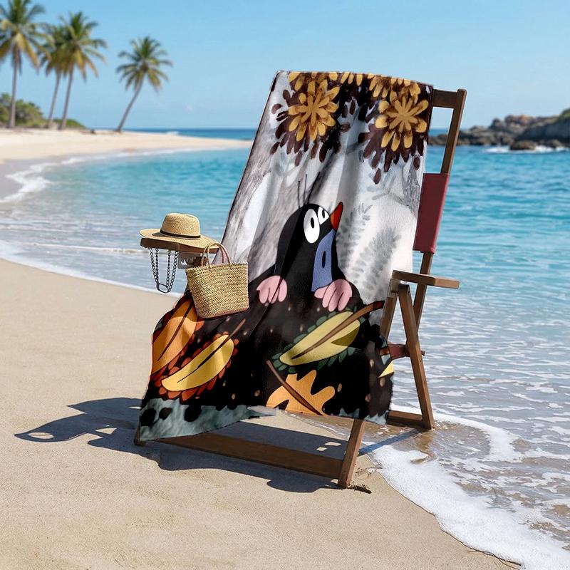 Krtecek Fashion Beach Towel: Ideal for Summer Adventures Soft, absorbent and quick drying suitable for swimming and bathing