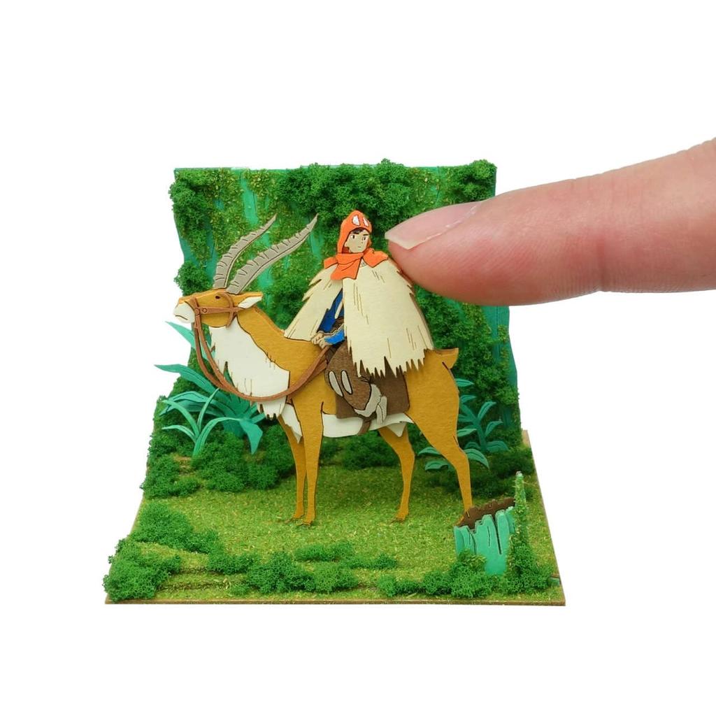 Sankei Studio Ghibli мини Принцесса Мононоке Отправление Бумажная поделка Ашитака MP07-137