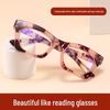 Anti-Blue Light Square Presbyopic Reading Glasses with Large Frame