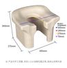 Multifunctional Commode Chair, Bathroom Shower Stool for Elderly & Pregnant Women, Household Squat Toilet Seat Frame Portable Bath Bench