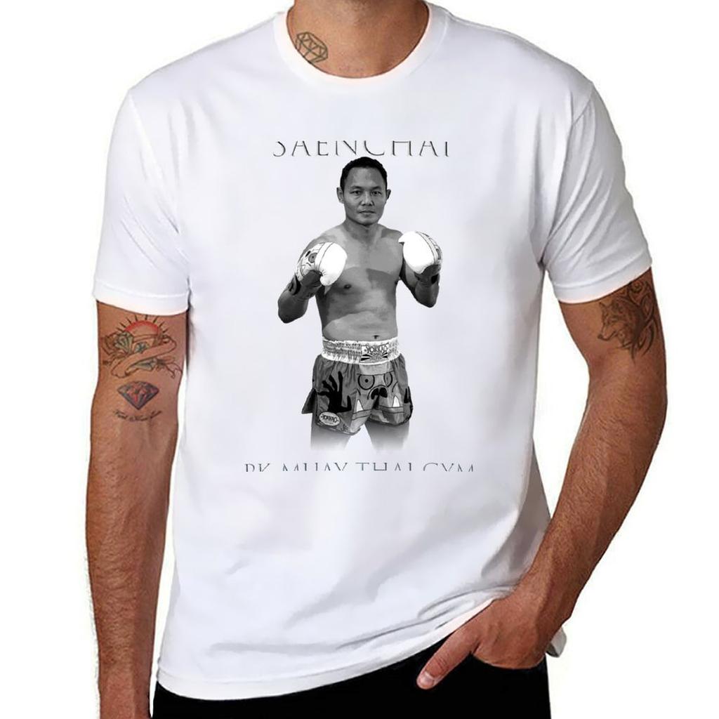 Футболка Saenchai PK Muay Thai Gym Активная одежда Спортивная футболка для унисекс