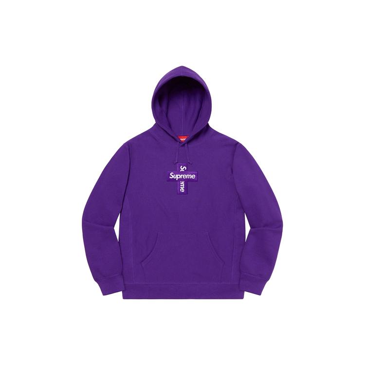 Supreme Cross Box Logo Hooded Sweatshirt SUP-FW20-335
