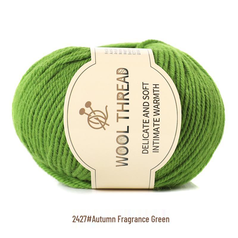 Пряжа из кашемировой шерсти средней толщины для вязания вручную детских шарфов и свитеров, со спицами.