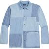 Polo FW23 однобортная рубашка с длинным рукавом и карманами Color Block, мужские рубашки, многоцветные 710909876-001