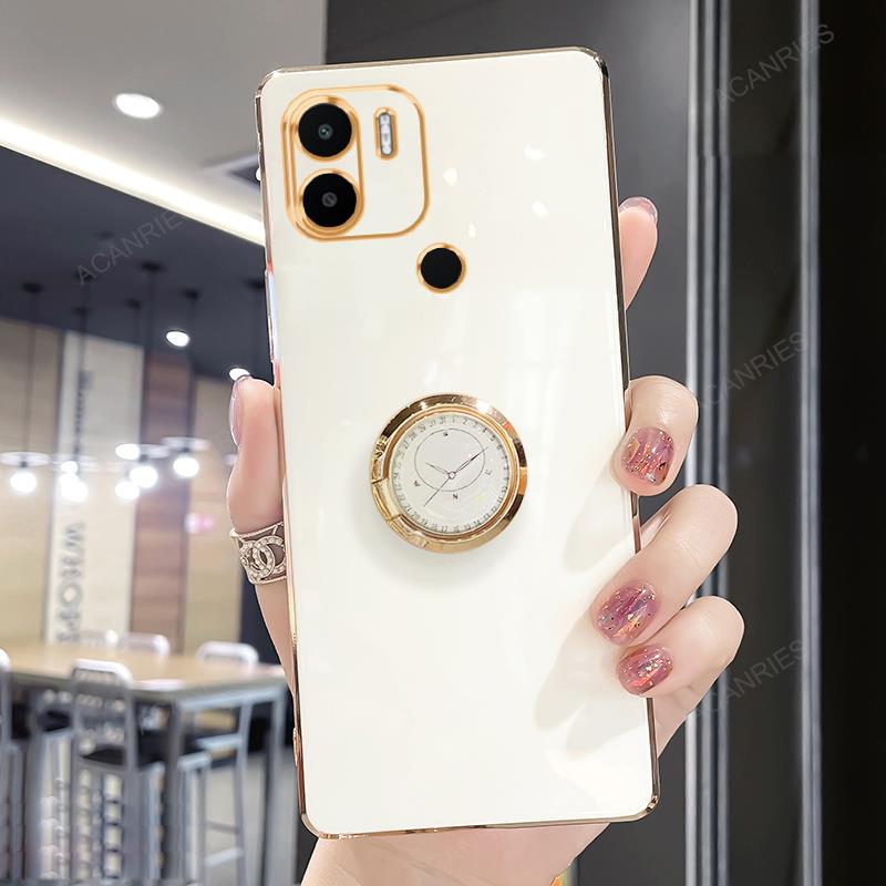 Redmia1 Redmia2 Роскошный чехол-подставка с кольцом-держателем для Xiaomi Redmi A1 A2 Plus A 1 2 Мягкая силиконовая задняя крышка A1plus A2plus