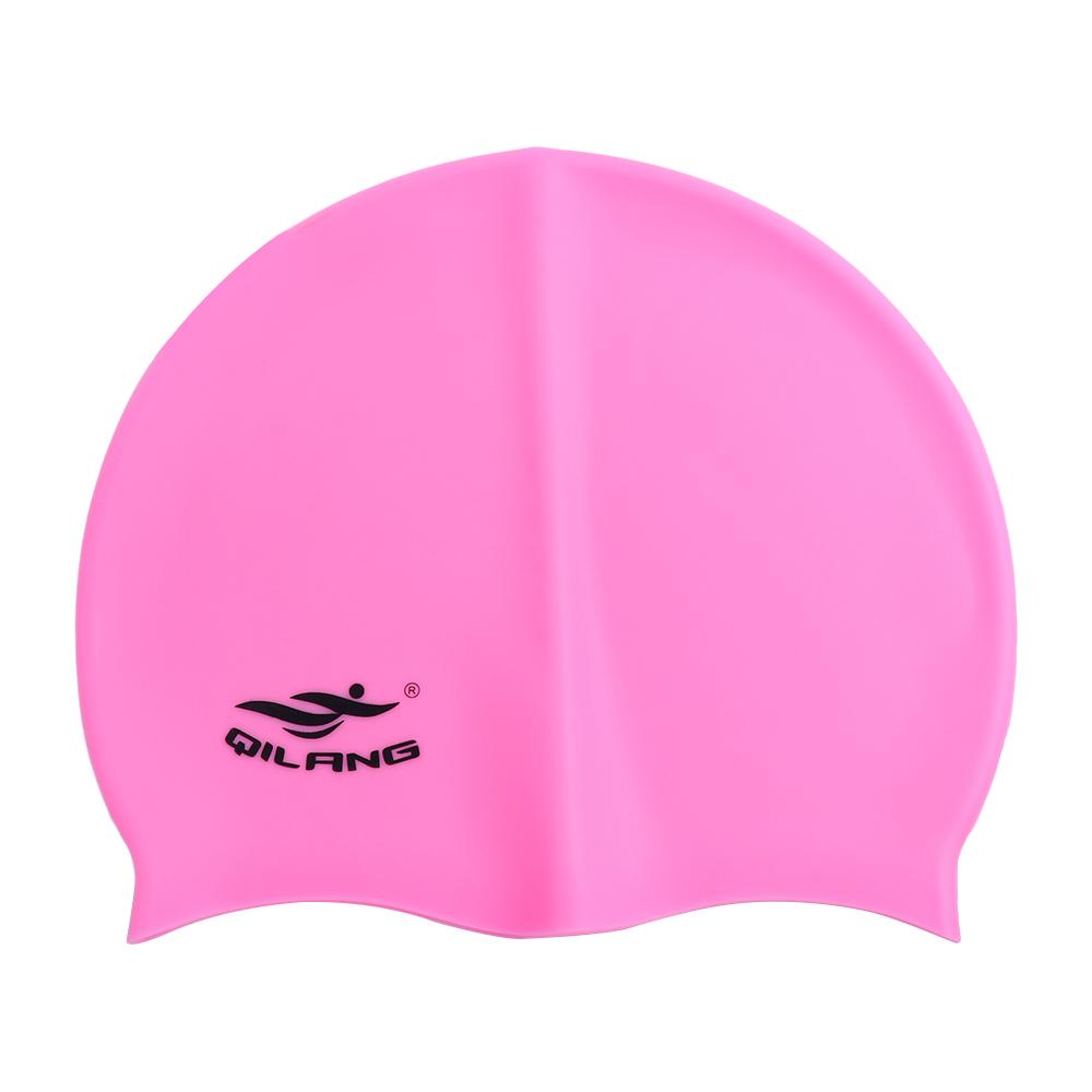 Classic High Elastic Long Hair Waterproof Flexible Silicone Colorful Swimming Hat Swimming Cap Swim Pool Hat Bathing Cap
