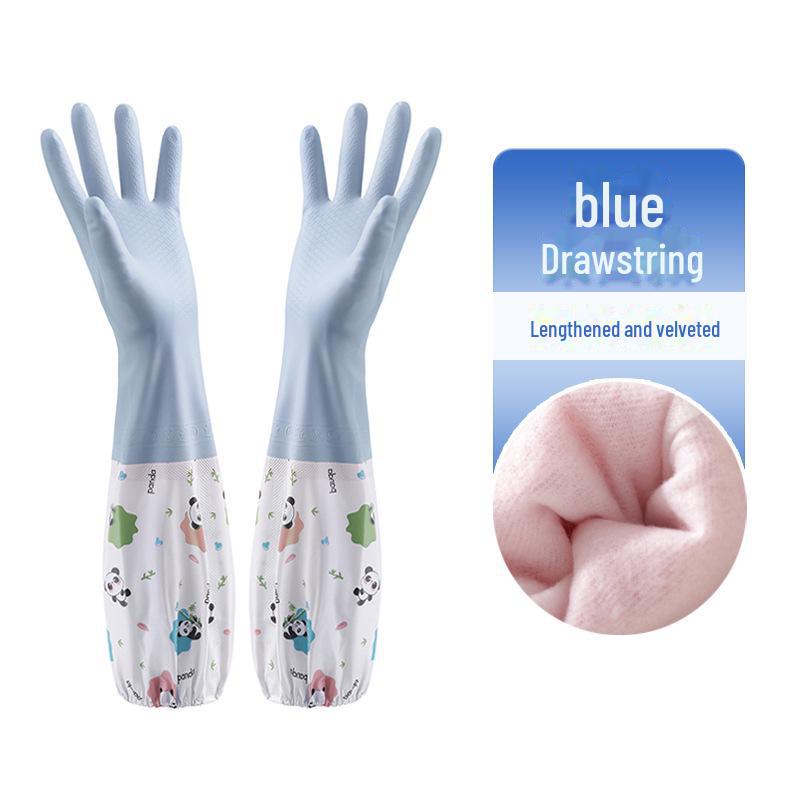 Прочные водонепроницаемые латексные перчатки из ПВХ для мытья посуды, уборки и работы по дому