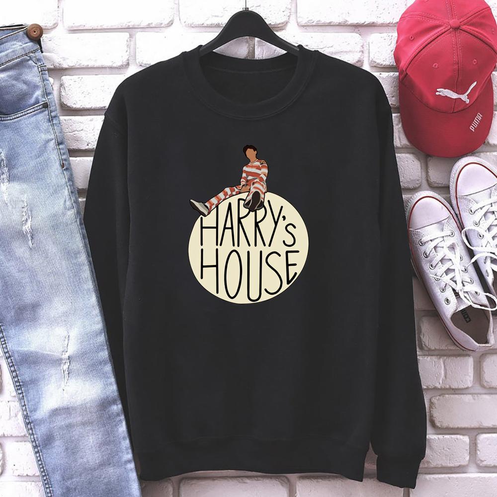 Толстовка унисекс Harry's House Cool HS Графический пуловер TPWK Женская толстовка Y2K с эстетической эстетикой, как это было в музыкальном стиле, толстовки с круглым вырезом