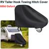 Аксессуары для экстерьера автомобиля Крюк для прицепа на колесах Чехол для сцепного устройства Водонепроницаемый чехол для каравана Защита от снега, дождя и пыли Защита от прицепа и грузовика УФ-излучения Оксфорд