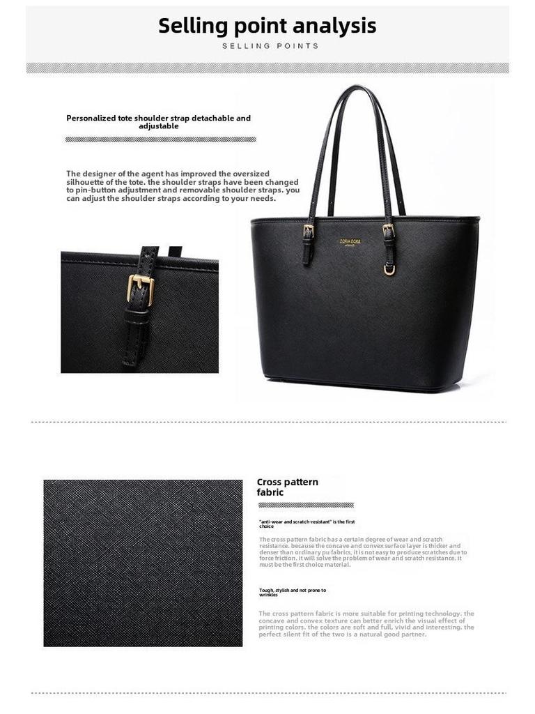 Женские ретро-сумки большой вместимости: Модные сумки-тоут и сумки через плечо в европейском и американском стиле