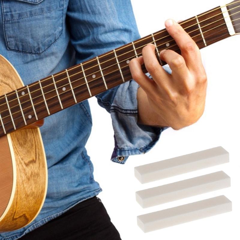 Сделай сам Непропиленный порожек для акустической гитары Необработанная кость Порожки для гитары Заготовка Замена Детали для струнных инструментов Прочный