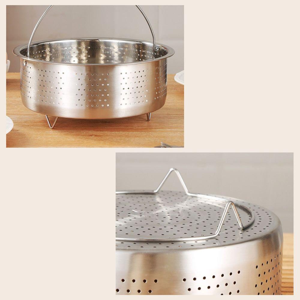 Rice Pressure Cooker Food Steamer Basket Stainless Steel Drain Basket Food Rack  Kitchen