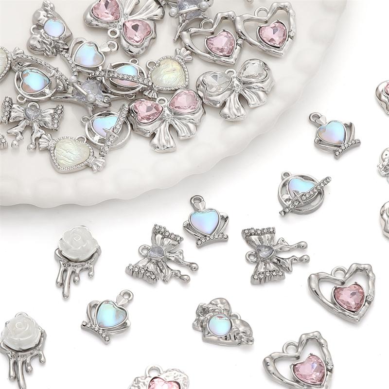 Metal Butterfly Candy Pendants for Jewelry Making DIY Bracelet Necklace Charms