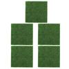 5Pcs SquareShaped Garden Artificial Grass Lawn Turf DIY Miniature Landscape Decoration 30x30cm