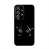 Чехол для телефона Diamant Noir W-Werenoi для Samsung S24,21,22,23,30,Ultra,20,Plus,Note,10,9, Черный мягкий силиконовый чехол