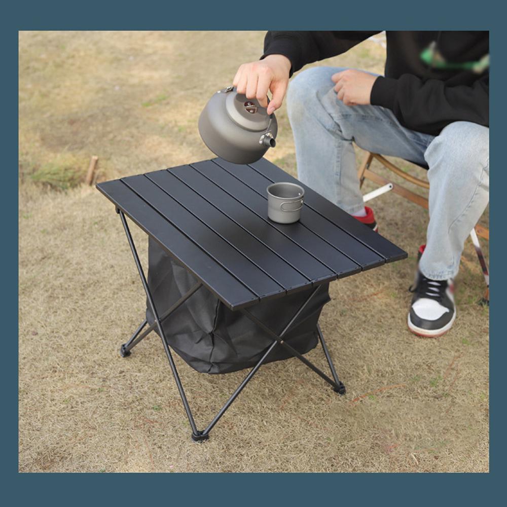 Портативный складной стол из алюминиевого сплава для кемпинга, многофункциональный легкий стол для пикника на открытом воздухе