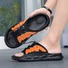 Тапочки мужские летние мягкая подошва шлепанцы для подростков нескользящие и износостойкие спортивные и для отдыха пляжные сандалии